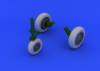 Eduard 632045 F-104 undercarriage wheels early 1/32 ITALERI